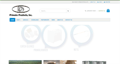 Desktop Screenshot of primateproducts.com